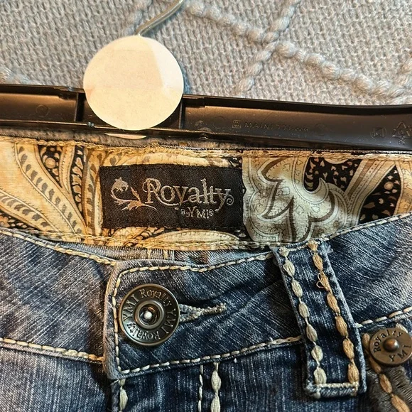 YMI Royalty Blue Bootcut Jeans with Classic Fading - Picture 5 of 5